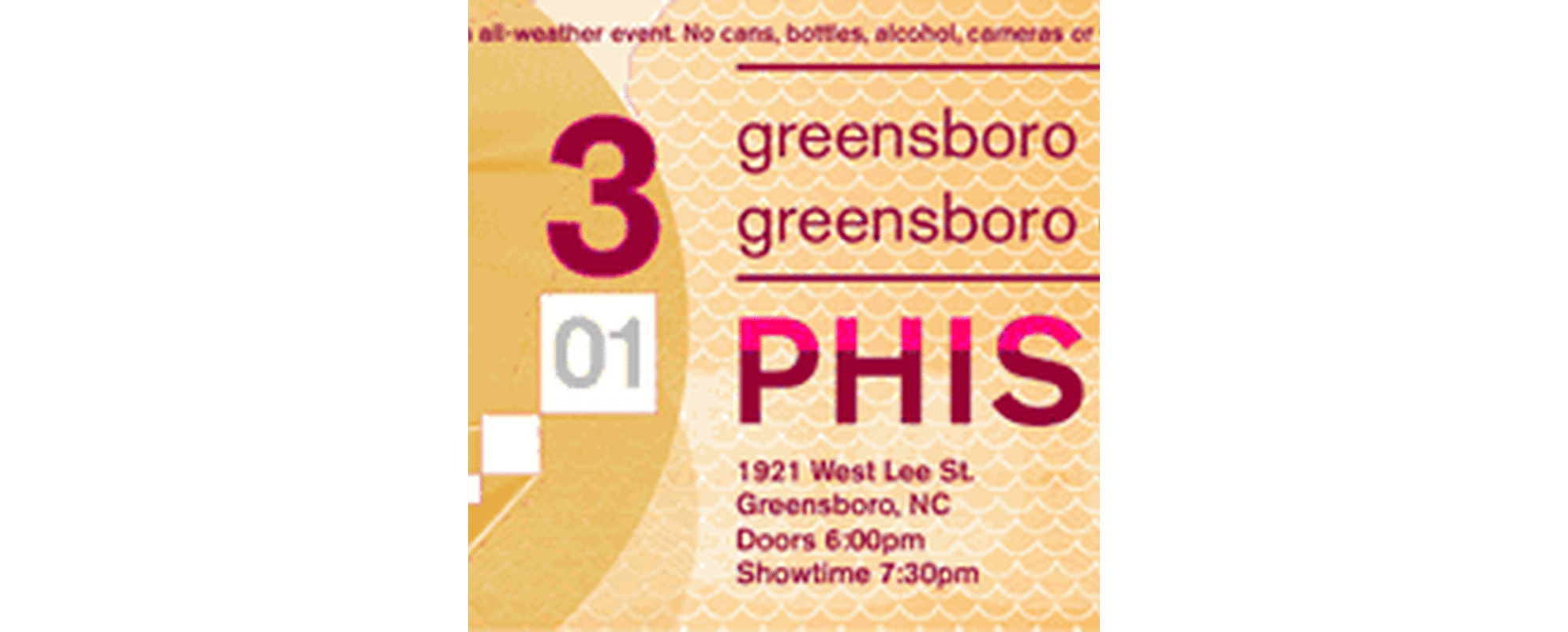 03/01/03 Greensboro Coliseum , Greensboro, NC 