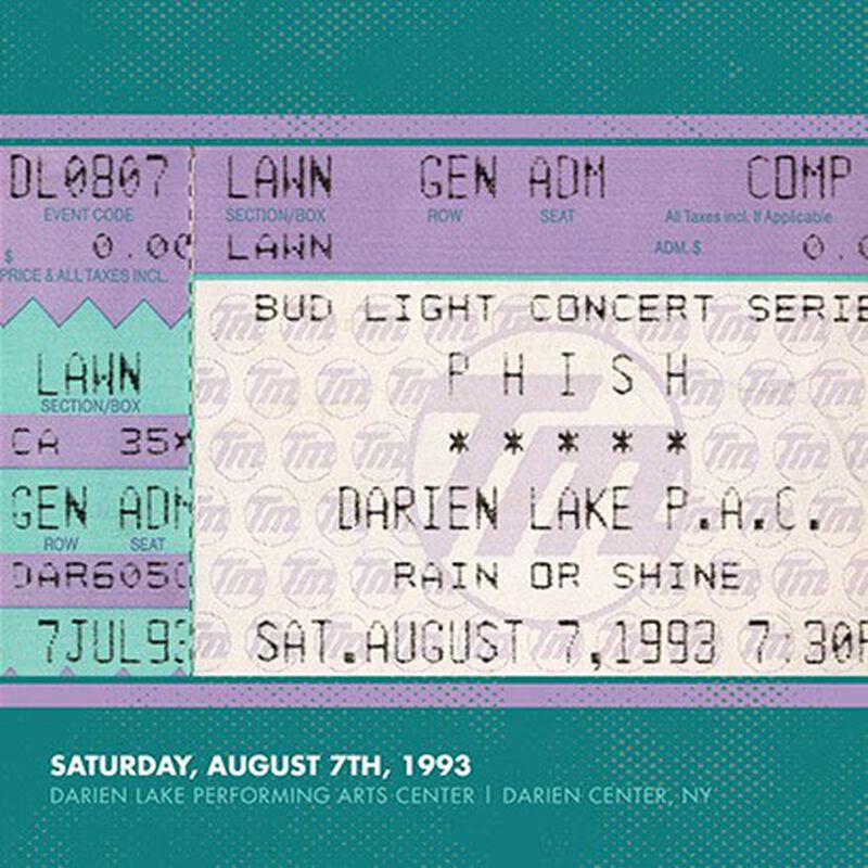 08/07/93 Darien Lake Performing Arts Center, Darien Center, NY 