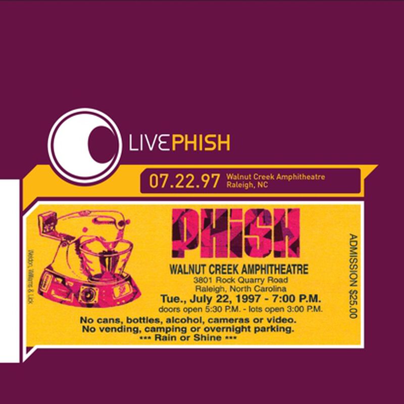 07/22/97 Walnut Creek Amphitheatre, Raleigh, NC 