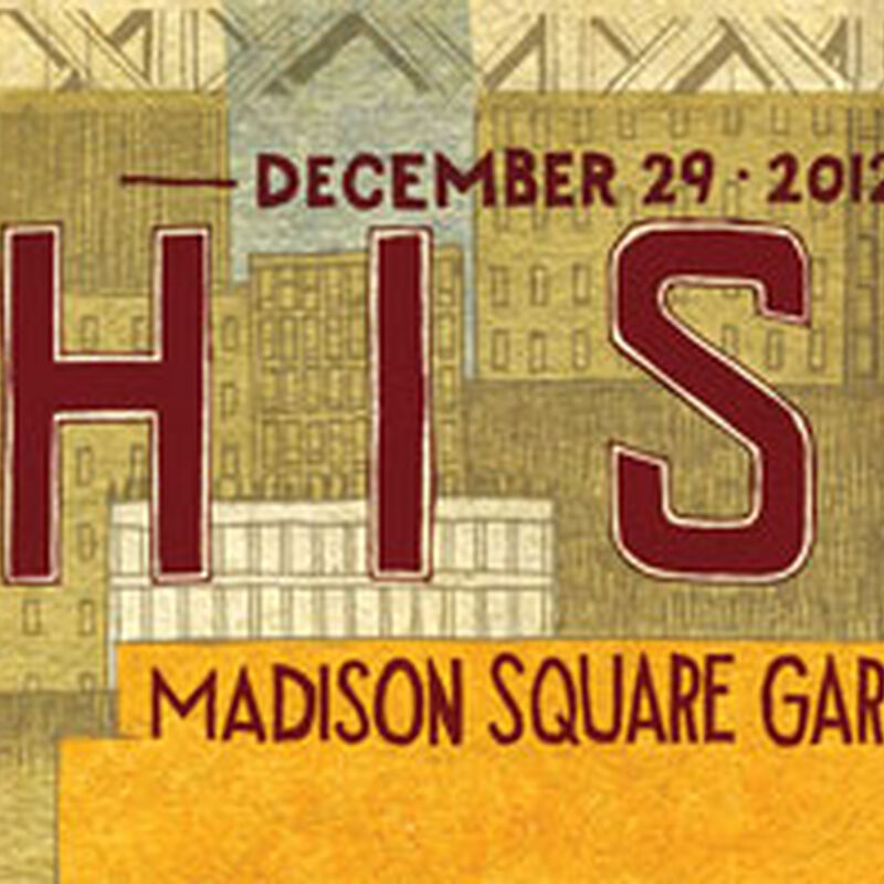 12/29/12 Madison Square Garden, New York, NY 